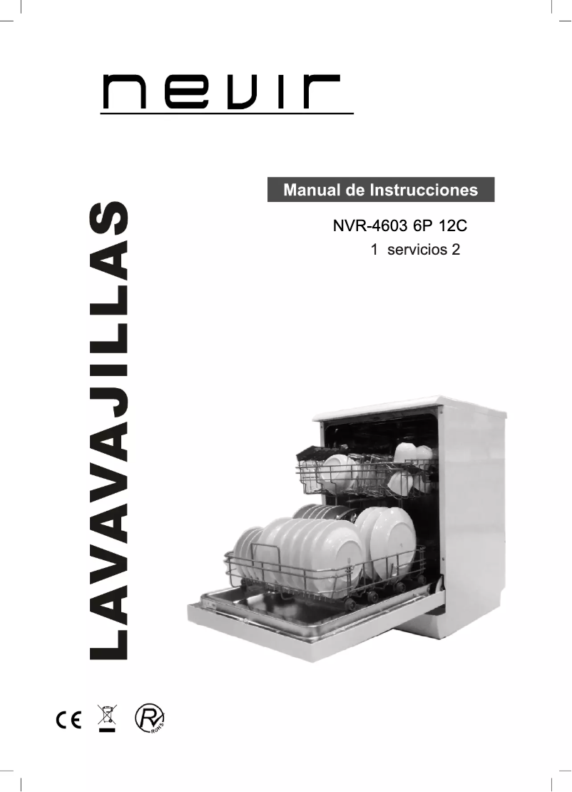 Page n°1 - Manuel utilisateur Nevir NVR-4603 6P 12C
