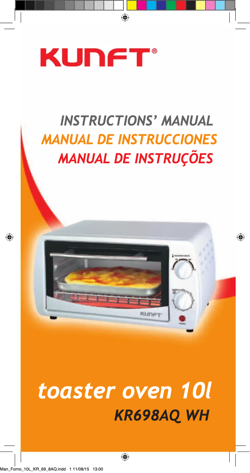 Image de la première page du manuel de l'appareil KR698AQ WH