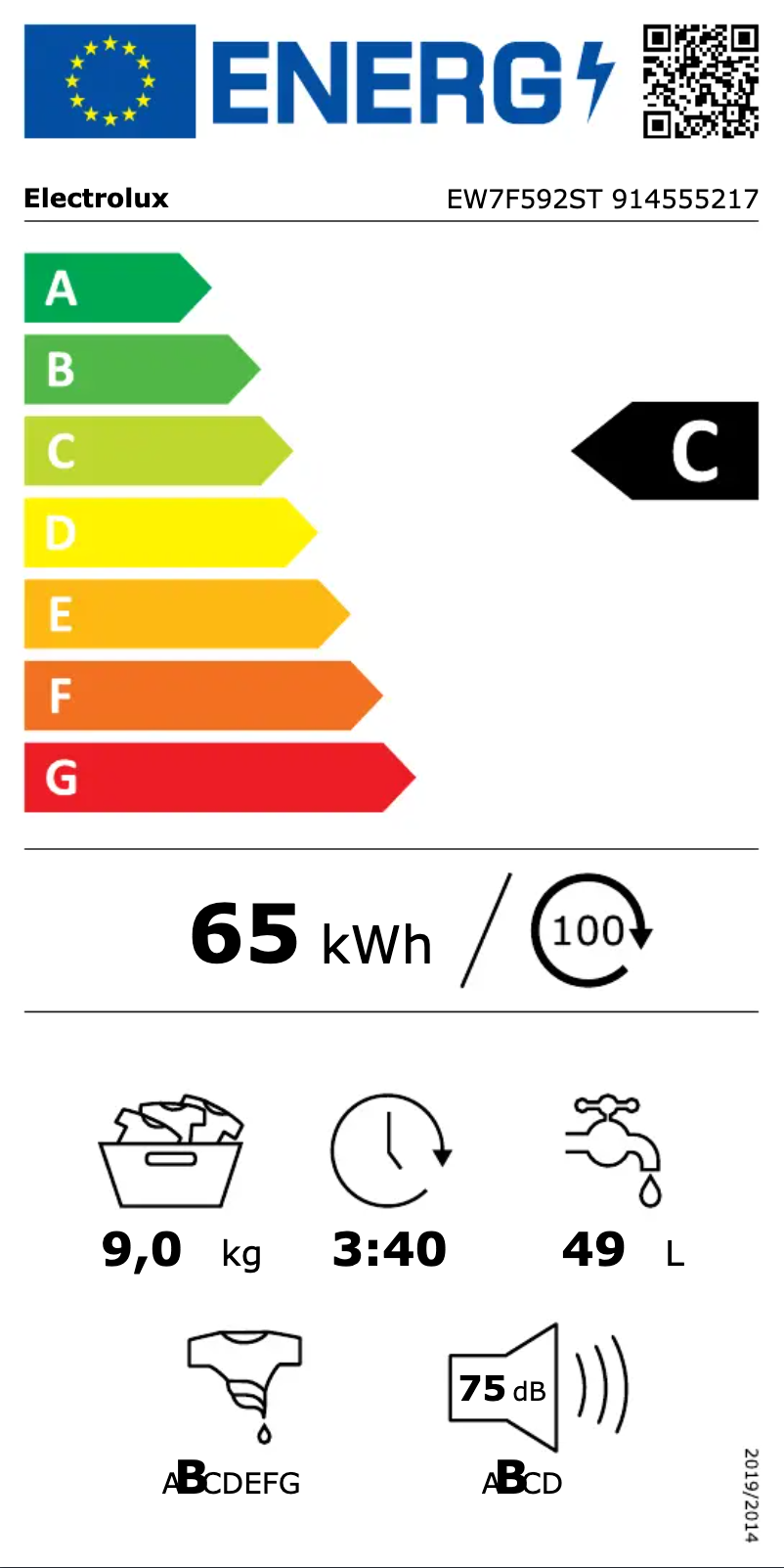 Page n°1 - Manuel utilisateur Electrolux EW7F592ST