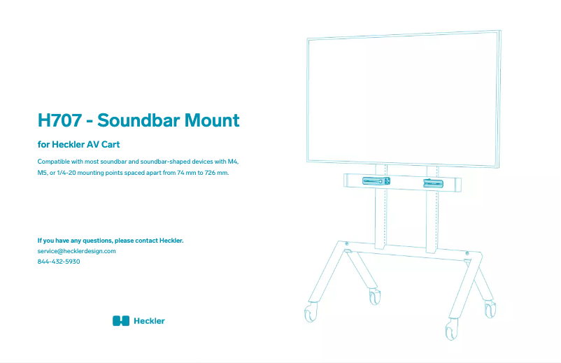 Image de la première page du manuel de l'appareil H707