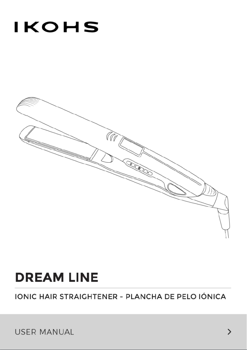 Image de la première page du manuel de l'appareil IKOHS DREAM LINE