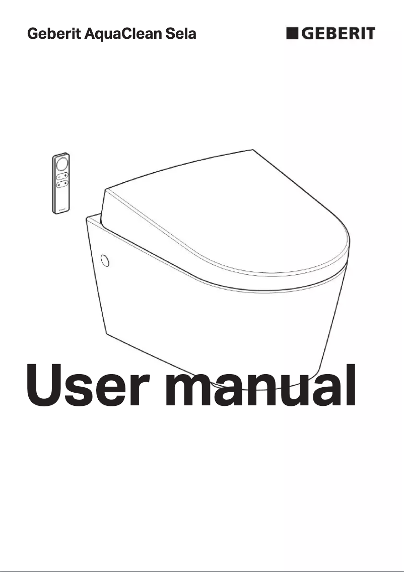 Image de la première page du manuel de l'appareil AquaClean Sela