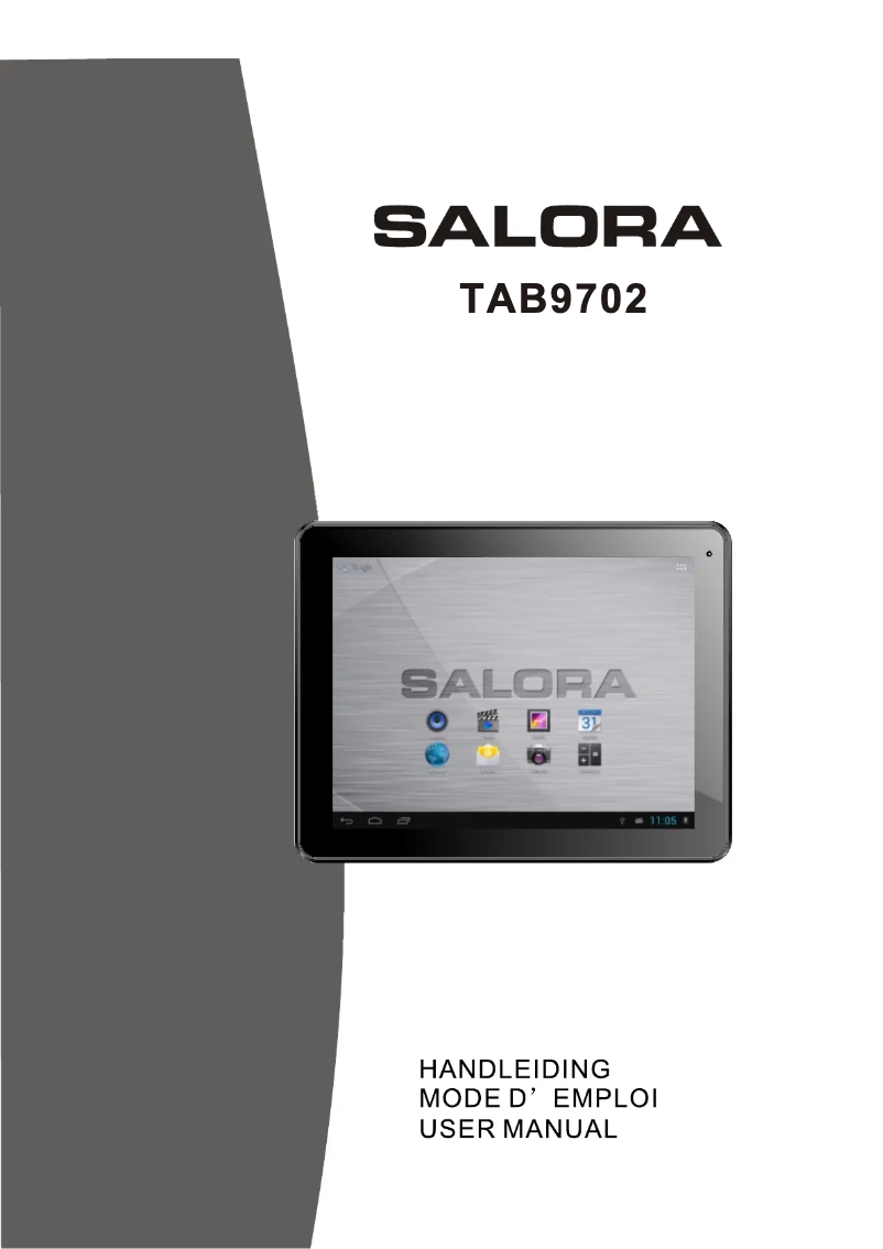 Image de la première page du manuel de l'appareil TAB9702