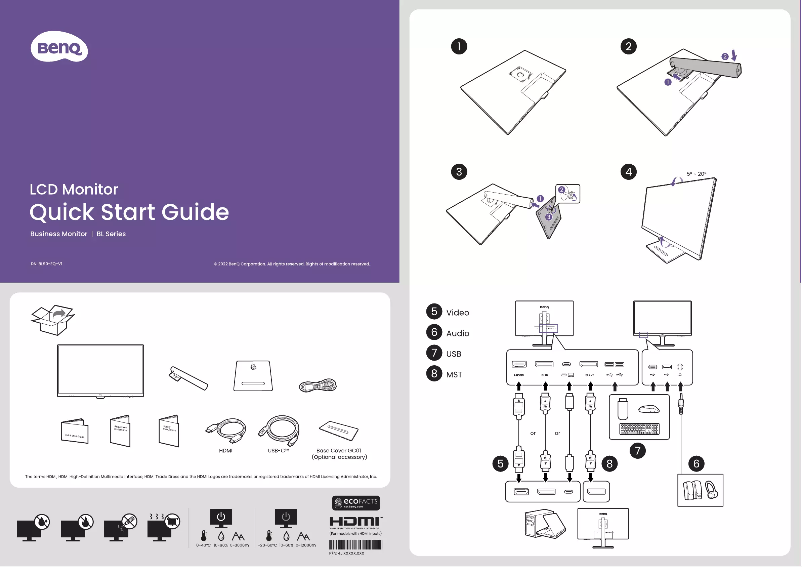 Image de la première page du manuel de l'appareil BL3290QT