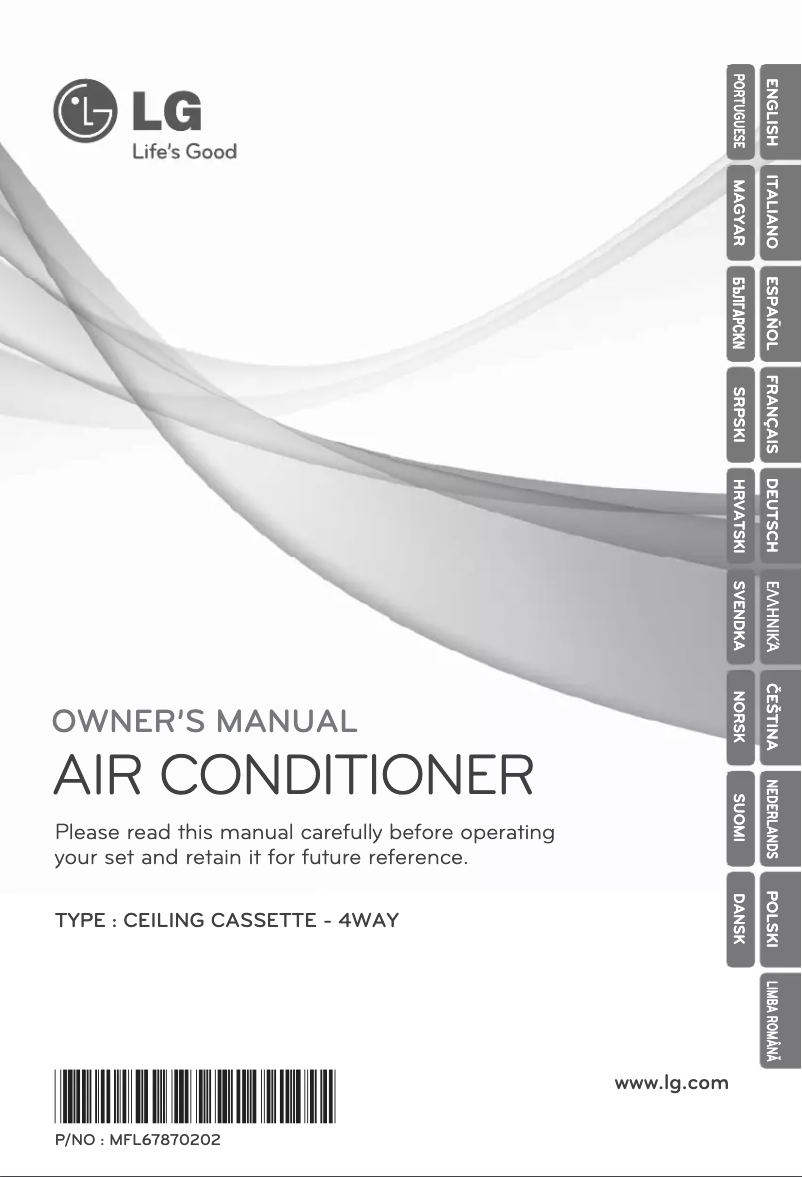 Image de la première page du manuel de l'appareil ARNU48GTMC2