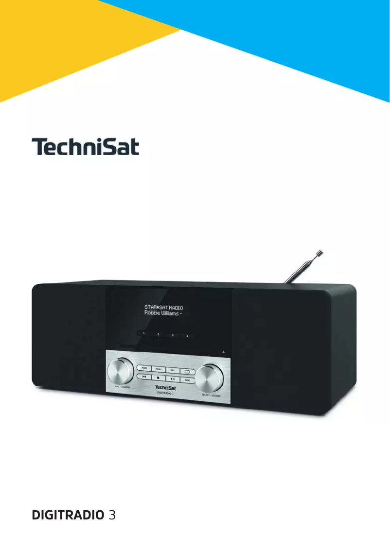 Page n°1 - Manuel utilisateur TechniSat DigitRadio 3
