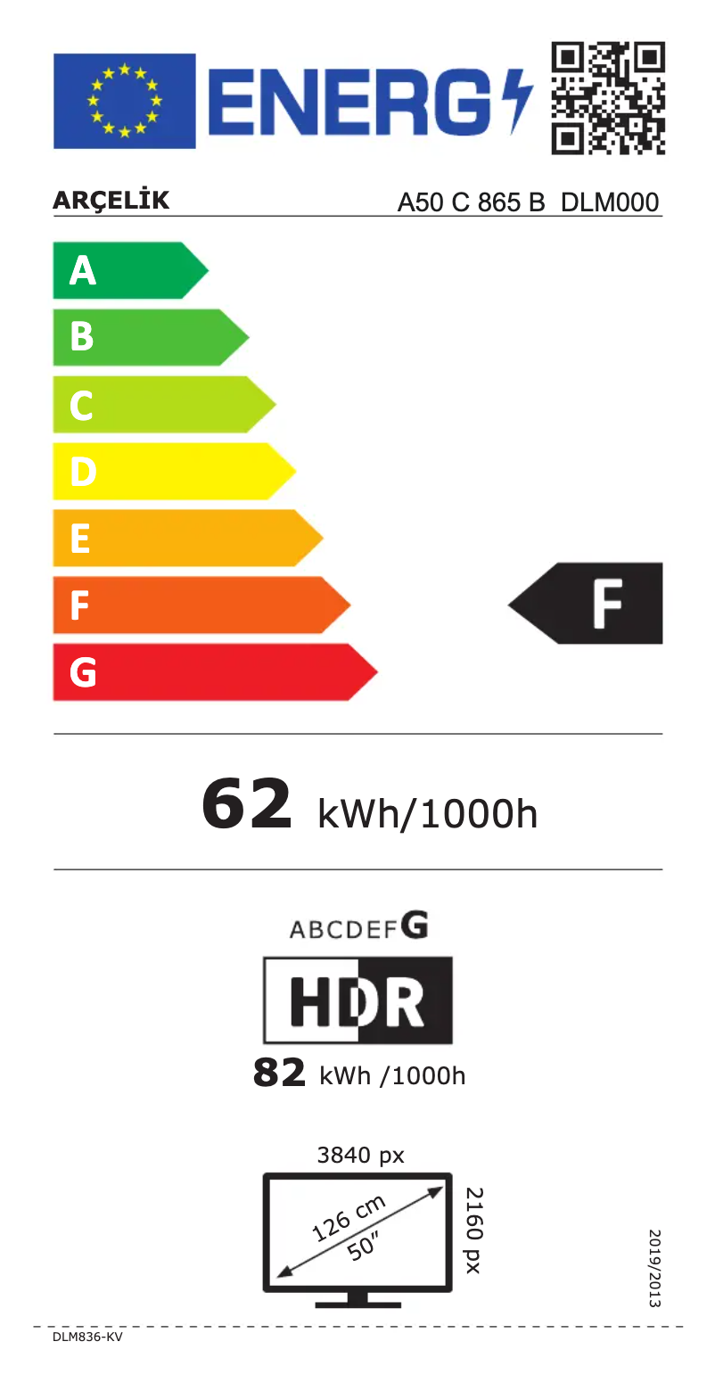 Image de la première page du manuel de l'appareil A50 C 865 B