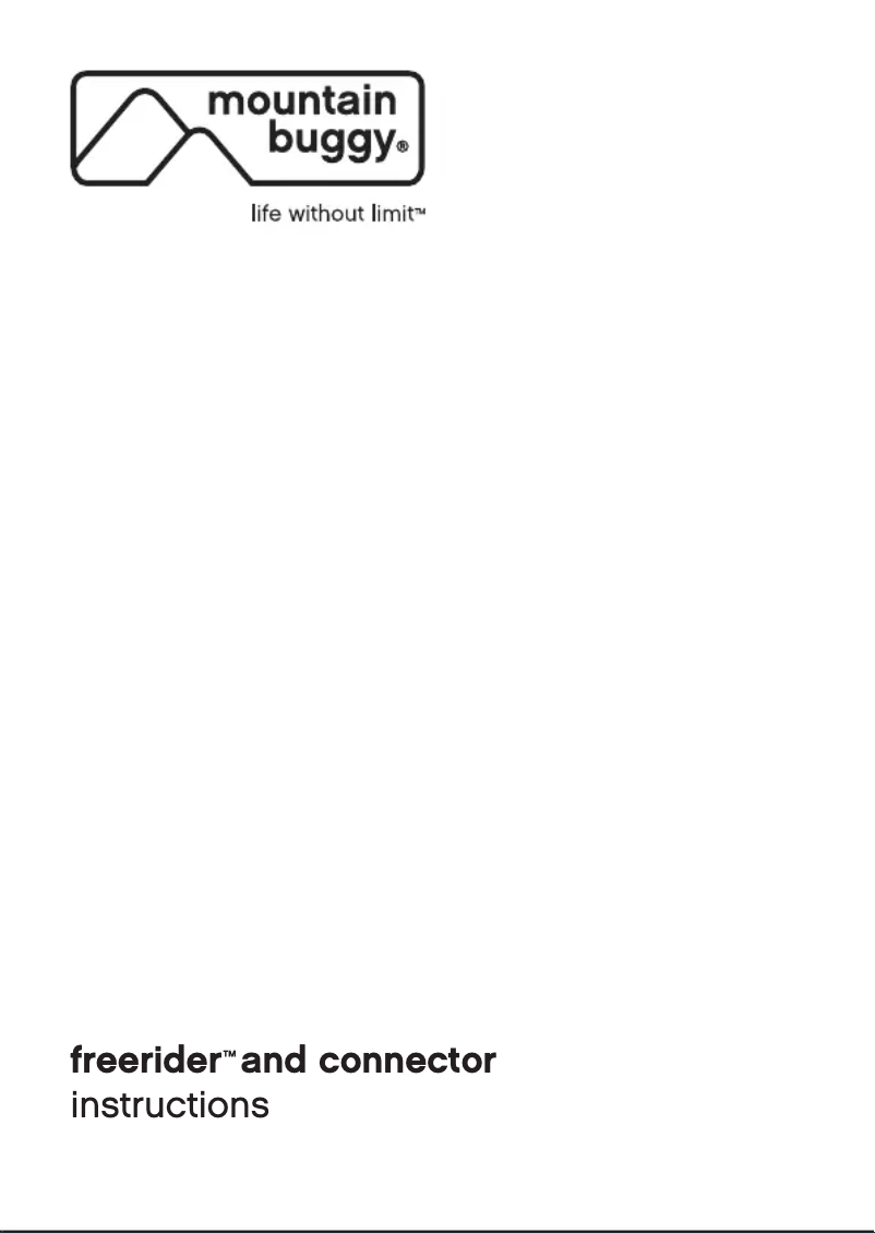 Página 1 del manual Manual de usuario Mountain Buggy Freerider