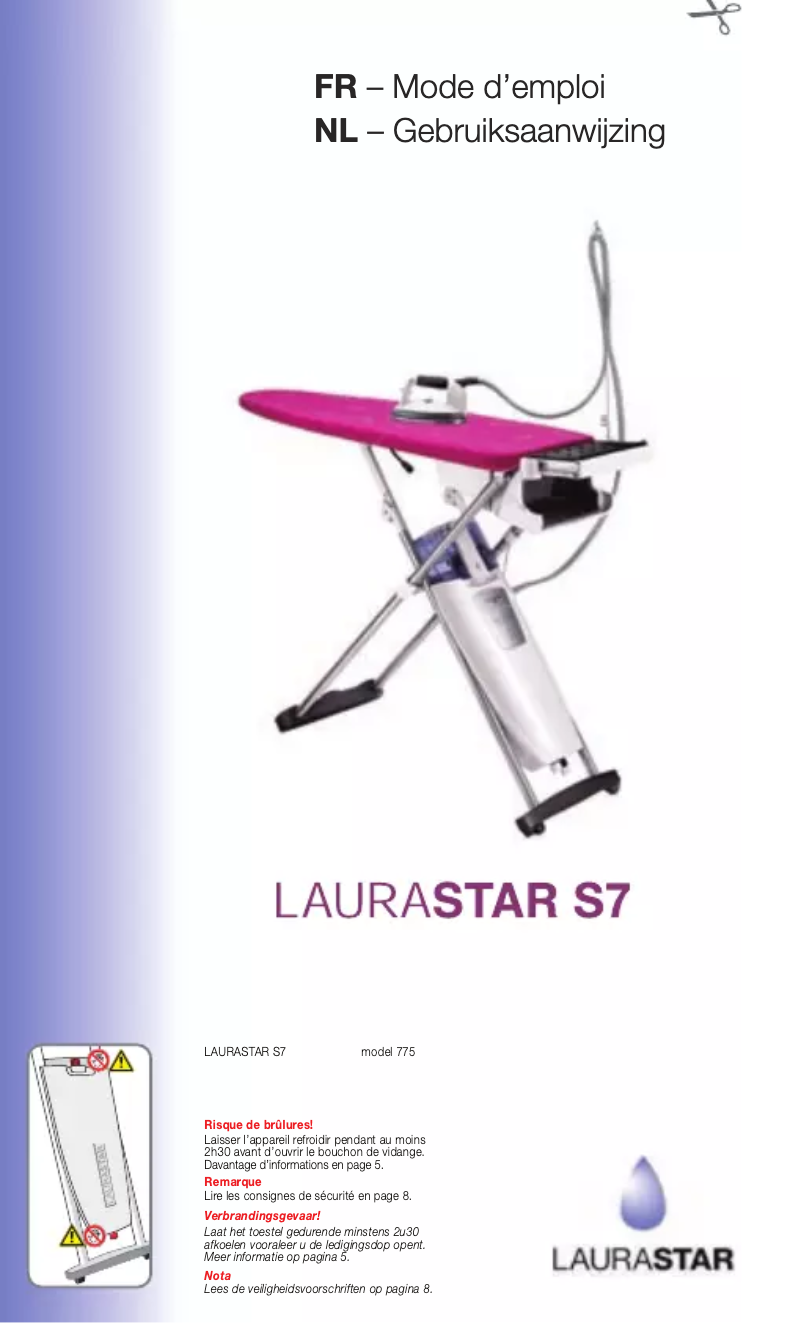 Page n°1 - Manuel utilisateur Laurastar Magic S4E