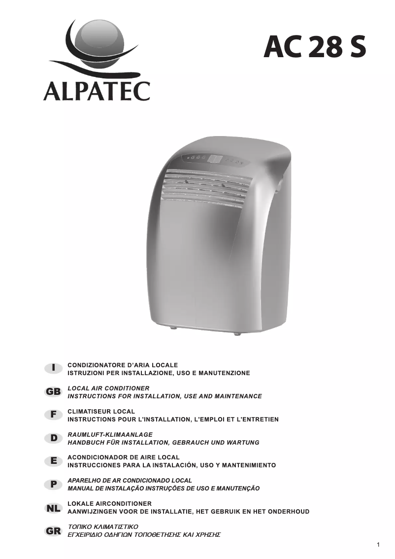 Image de la première page du manuel de l'appareil AC 28 S