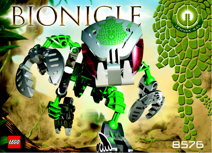 Image de la première page du manuel de l'appareil Bionicle 8576