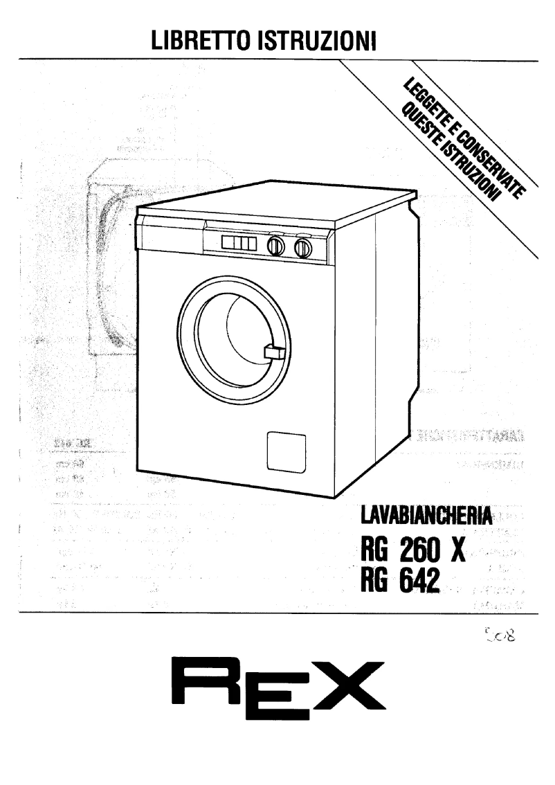 Image de la première page du manuel de l'appareil RG260X