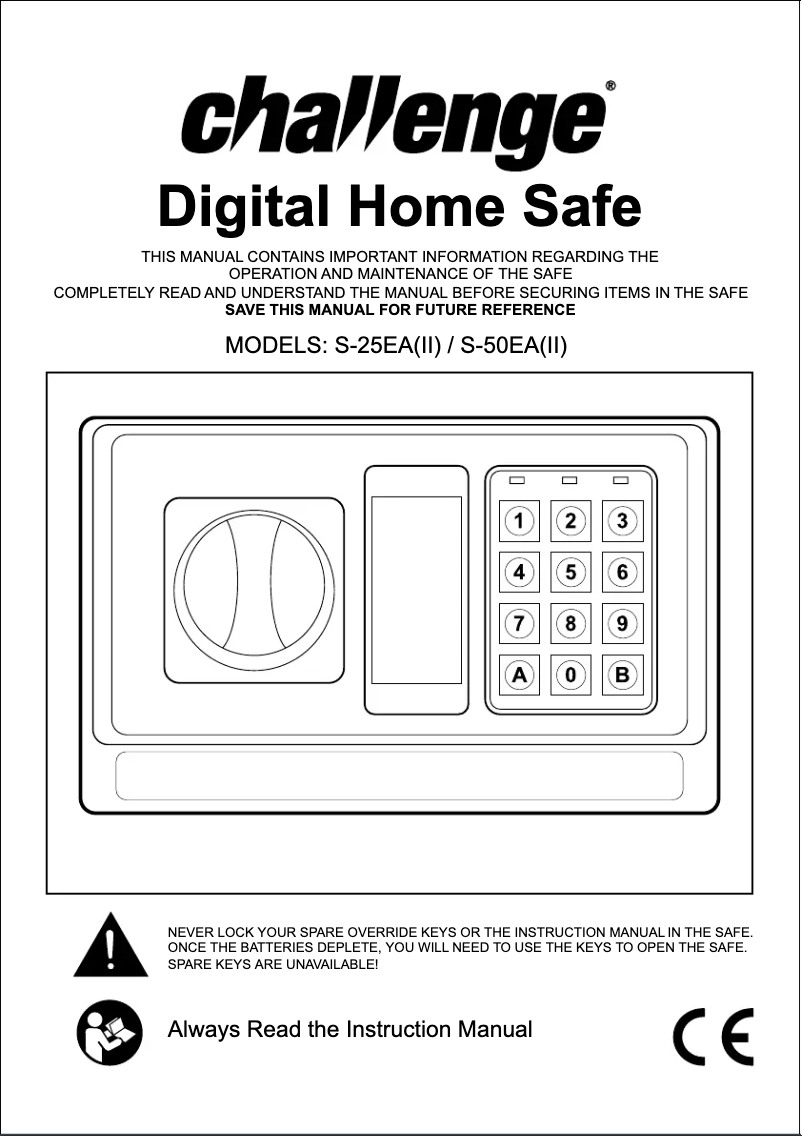 Página 1 del manual Manual de usuario Challenge S-25EA(II)