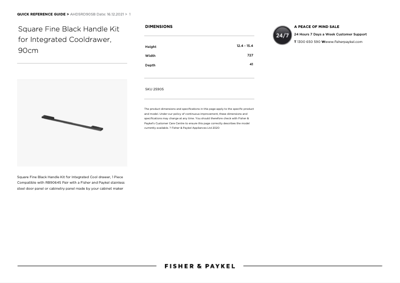 Image de la première page du manuel de l'appareil AHD5RD90SB