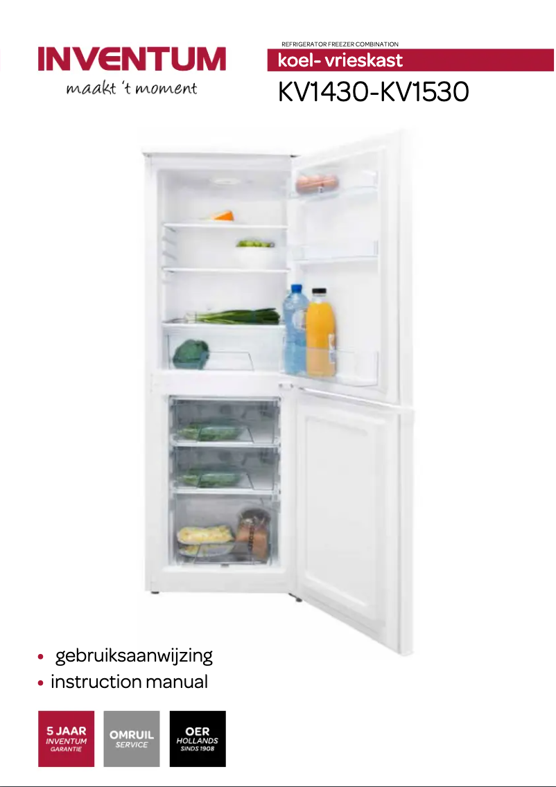 Page n°1 - Manuel utilisateur Inventum KV1530