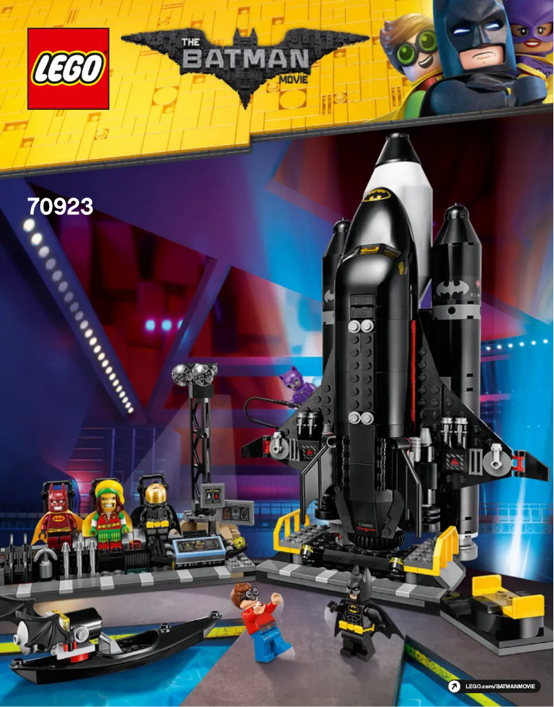 Page 1 de la notice Consignes visuelles Lego Batman Movie 70923