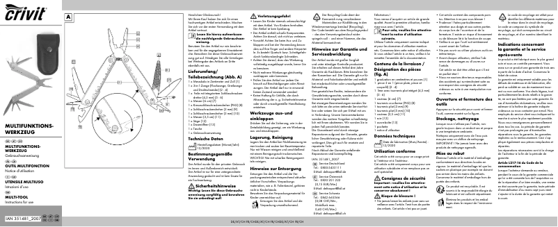 Image de la première page du manuel de l'appareil IAN 351481