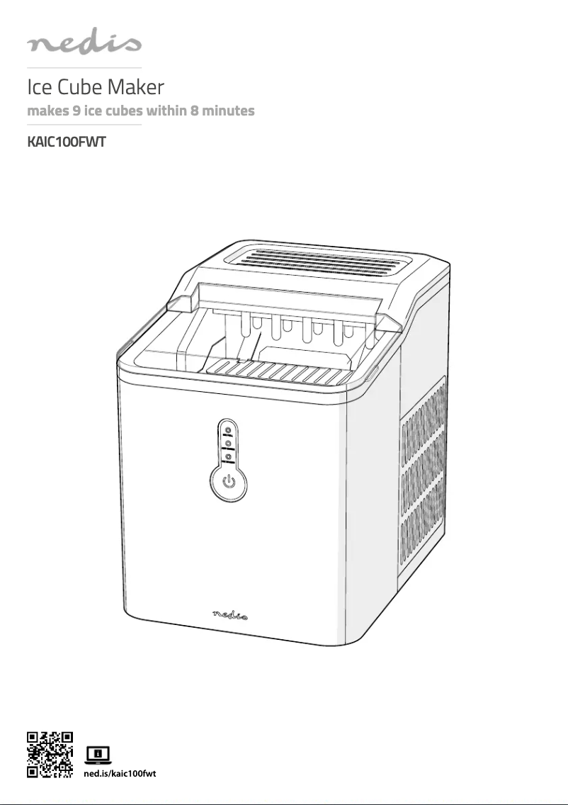 Page 1 de la notice Manuel utilisateur Nedis KAIC100FWT