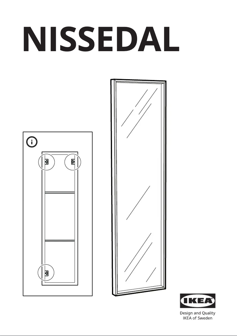 Imagen de la primera página del manual del dispositivo NISSEDAL 803.908.68