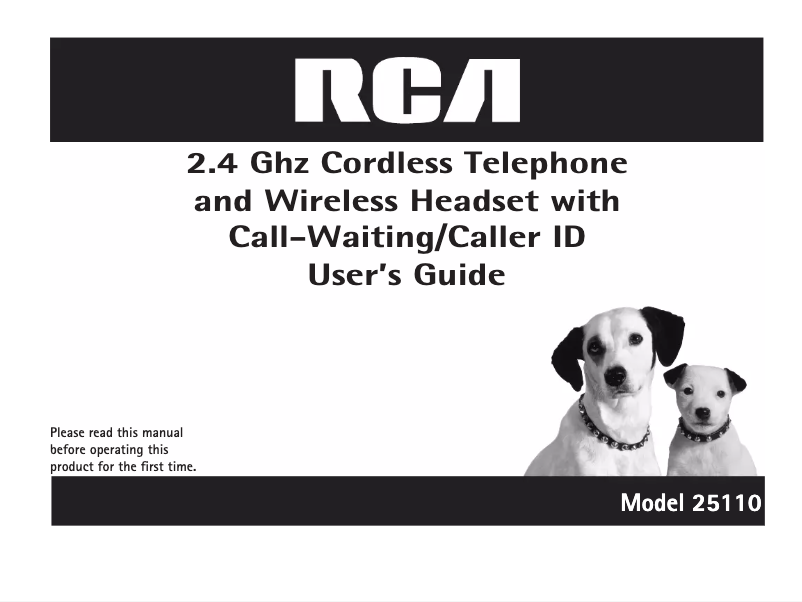 Página 1 del manual Manual de usuario RCA 25110