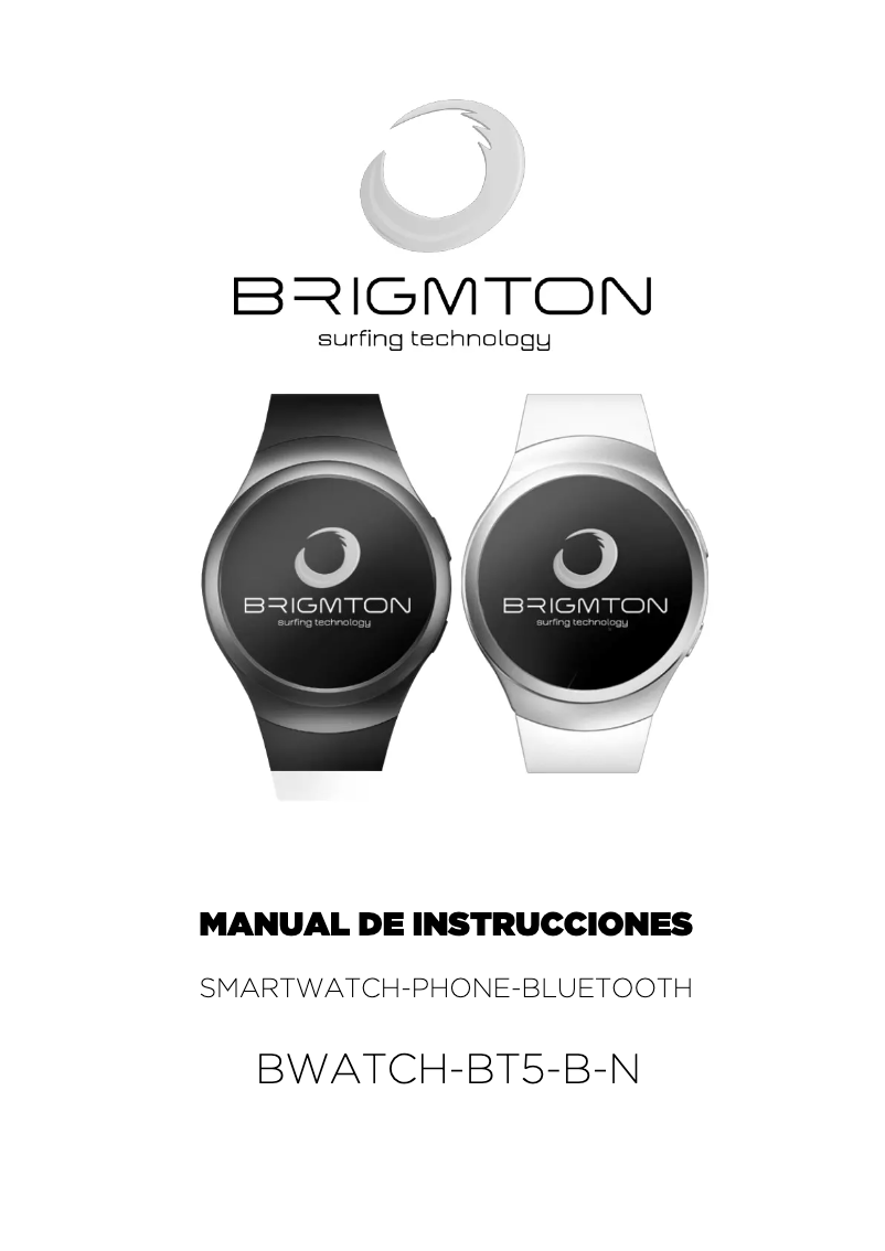 Image de la première page du manuel de l'appareil BWATCH-BT5-B-N