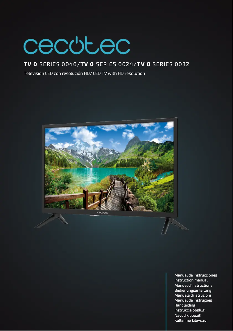 Imagen de la primera página del manual del dispositivo TV 0 Series 0032S