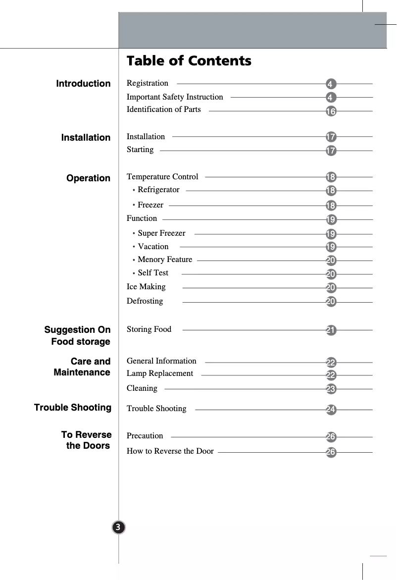 Page n°1 - Manuel utilisateur LG GC-B399BBCW