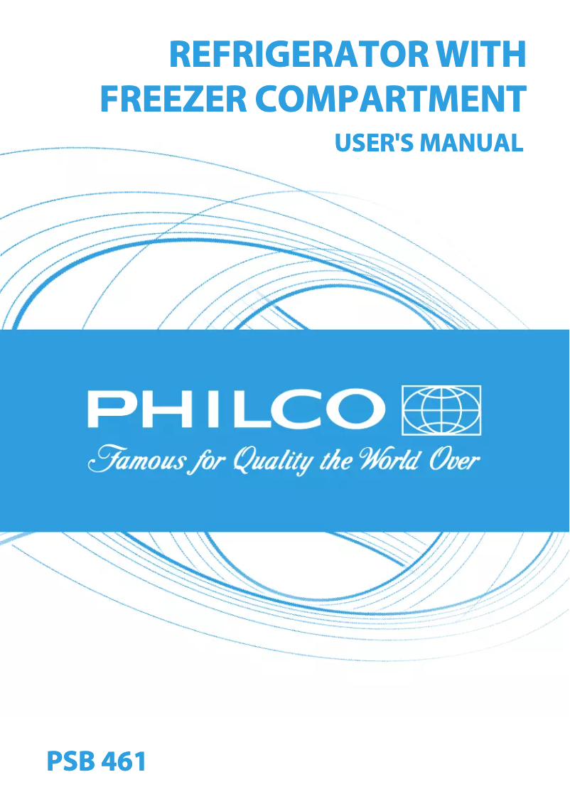 Page n°1 - Manuel utilisateur Philco PSB 461