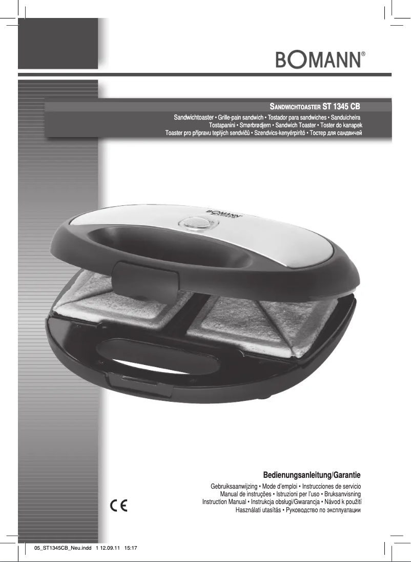 Image de la première page du manuel de l'appareil ST 1345 CB