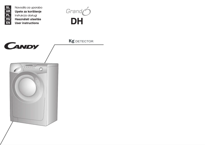 Page 1 de la notice Manuel utilisateur Candy GO 1482DH-16S
