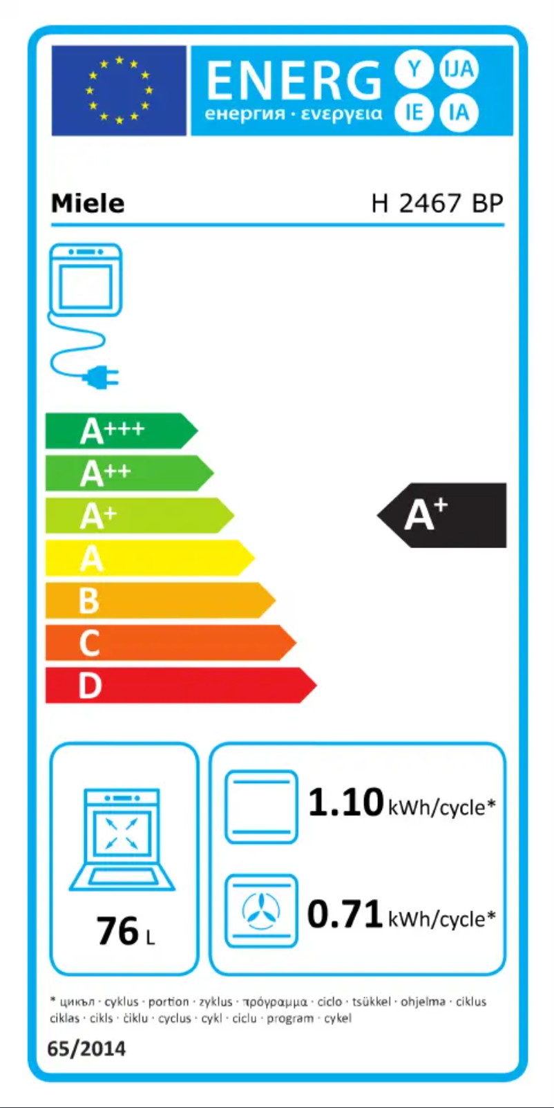 Image de la première page du manuel de l'appareil H 2467 BP Active