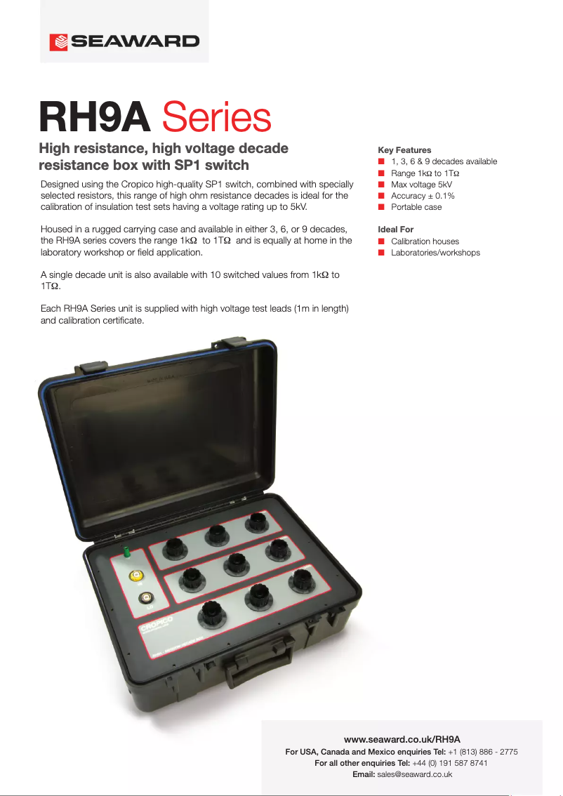 Page n°1 - Fiche technique Cropico RH9A