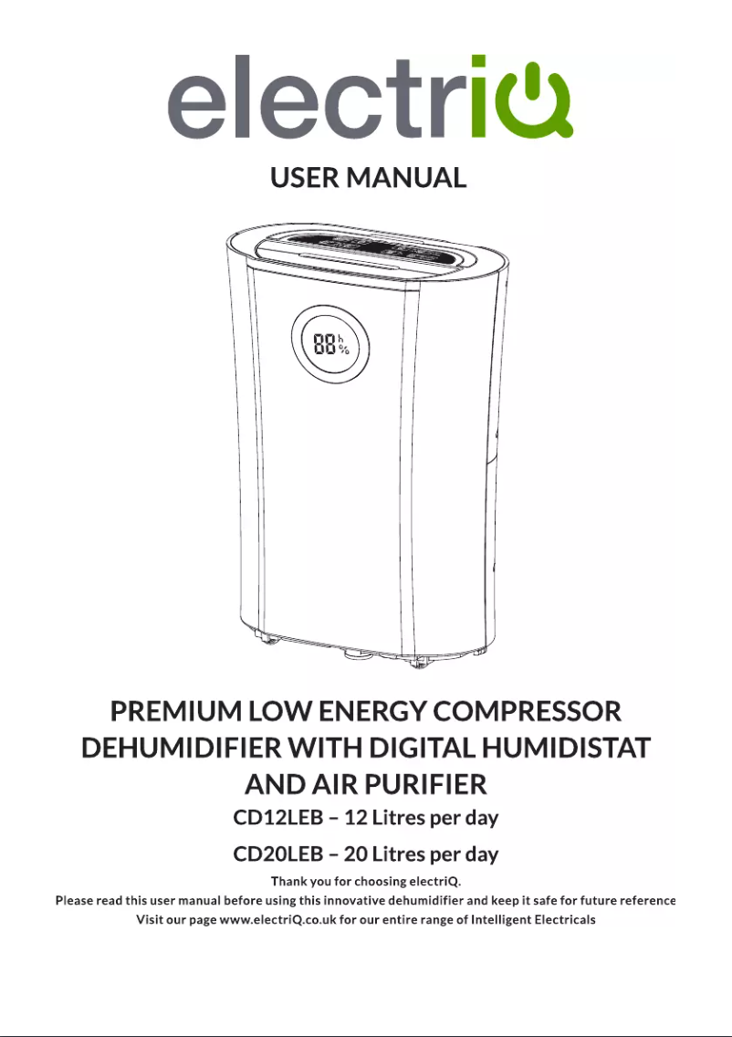Image de la première page du manuel de l'appareil CD12LEB