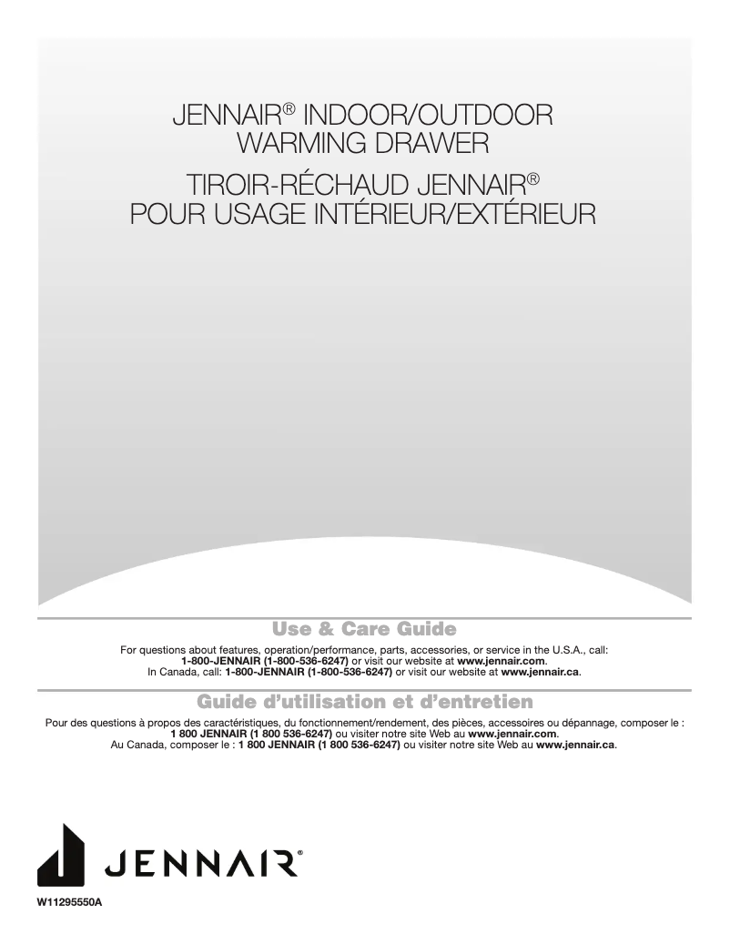 Page 1 de la notice Manuel utilisateur JennAir JJD3030IL