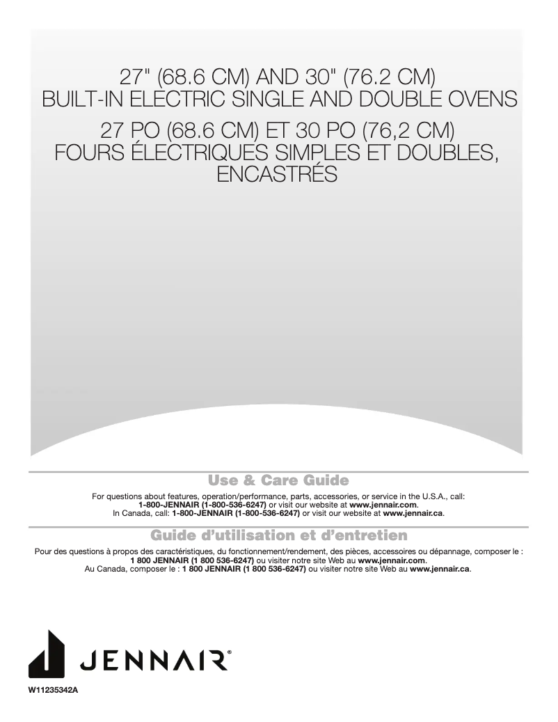 Image de la première page du manuel de l'appareil JJW2827IL