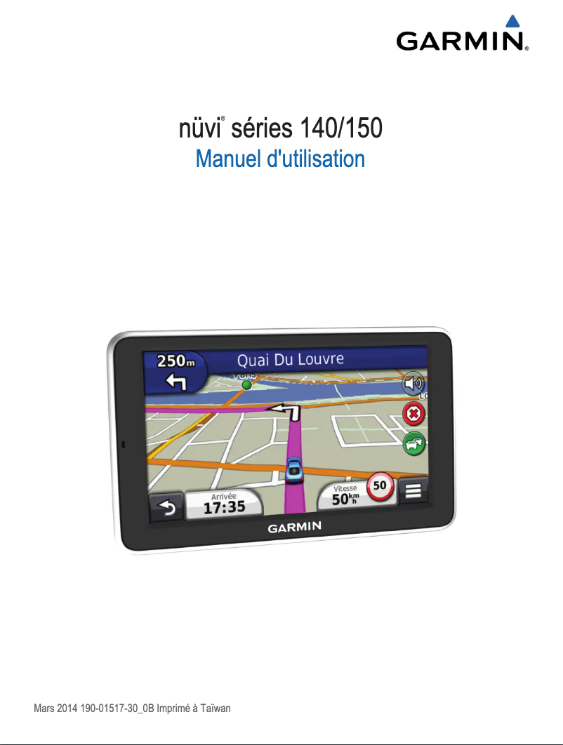Page n°1 - Manuel utilisateur Garmin nüvi 150