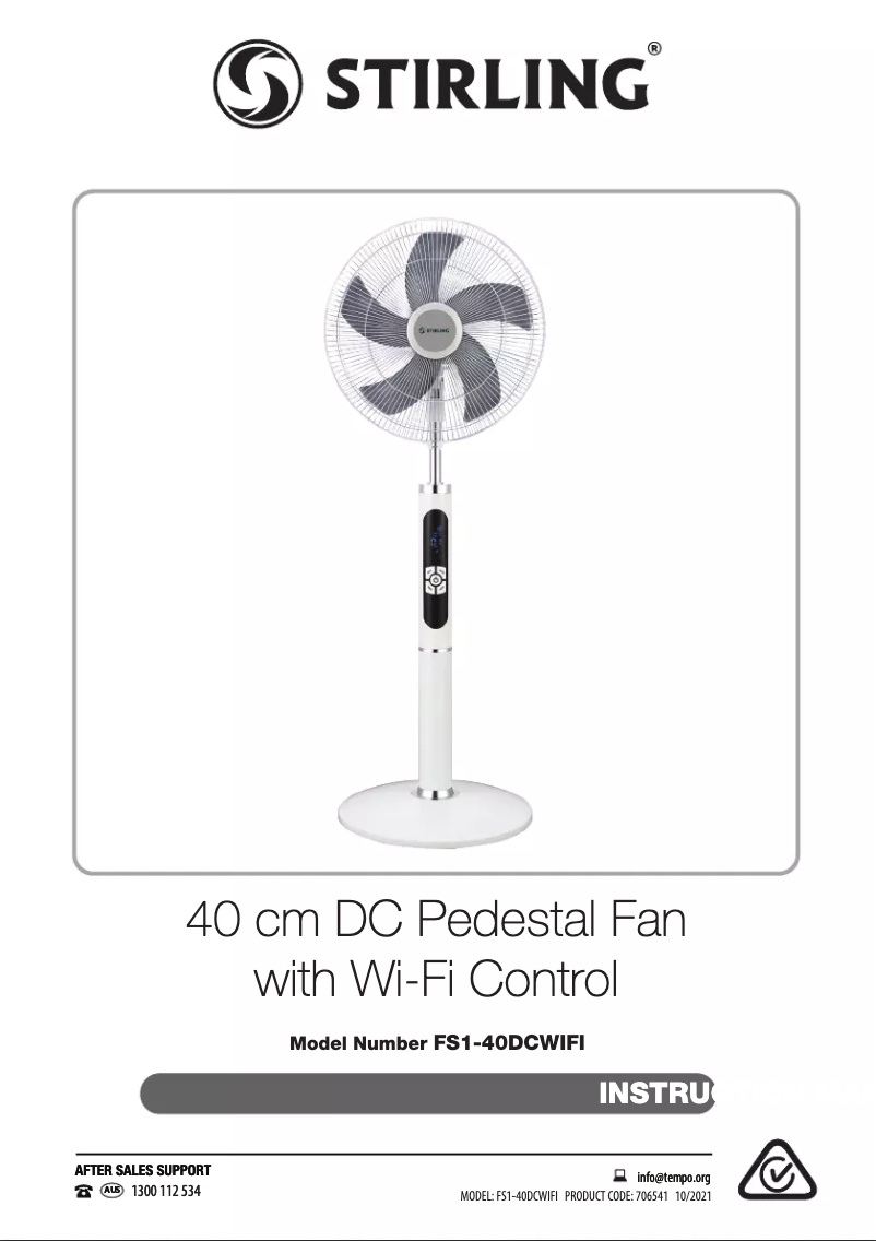 Page 1 de la notice Manuel utilisateur Stirling FS1-40DCWIFI