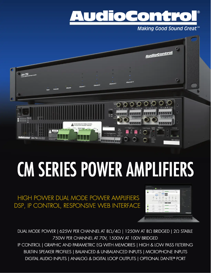 Image de la première page du manuel de l'appareil CM3-750