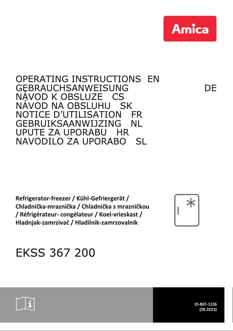 Image de la première page du manuel de l'appareil EKSS 367 200