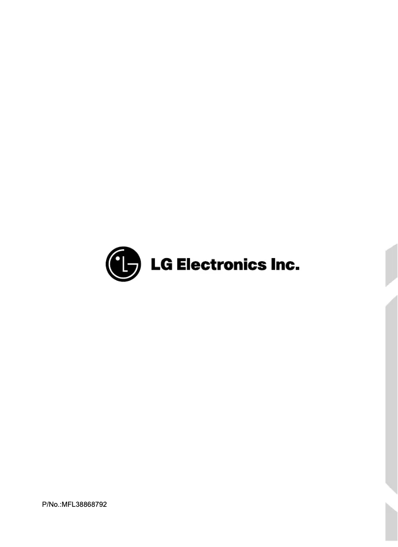 Page n°1 - Manuel utilisateur LG WD-14576FD