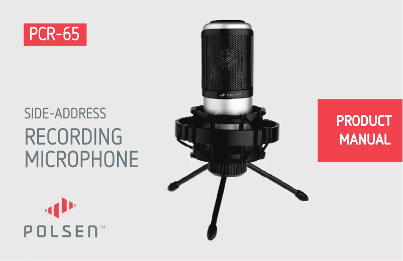 Image de la première page du manuel de l'appareil PCR-65