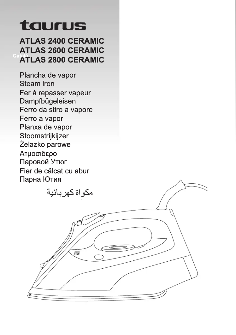 Page 1 de la notice Manuel utilisateur Taurus Atlas 2800 Ceramic