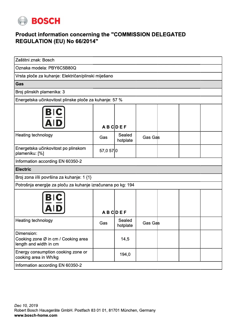 Página 1 del manual Manual de usuario Bosch PBY6C5B80Q