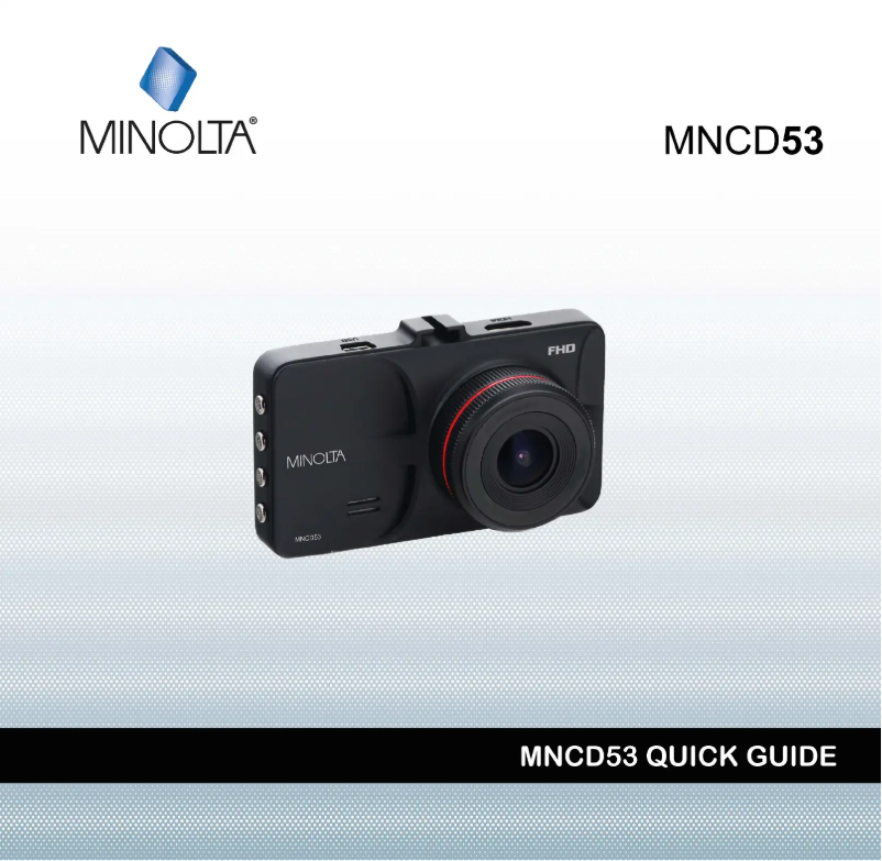 Página 1 del manual Manual de usuario Minolta MNCD53