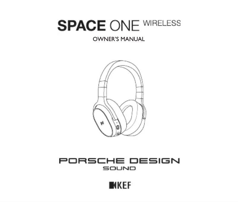 Image de la première page du manuel de l'appareil Porsche Design Space One Wireless