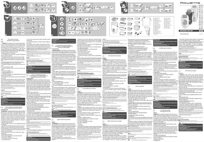 Page n°1 - Manuel utilisateur Rowenta SILENCE EP5350E1