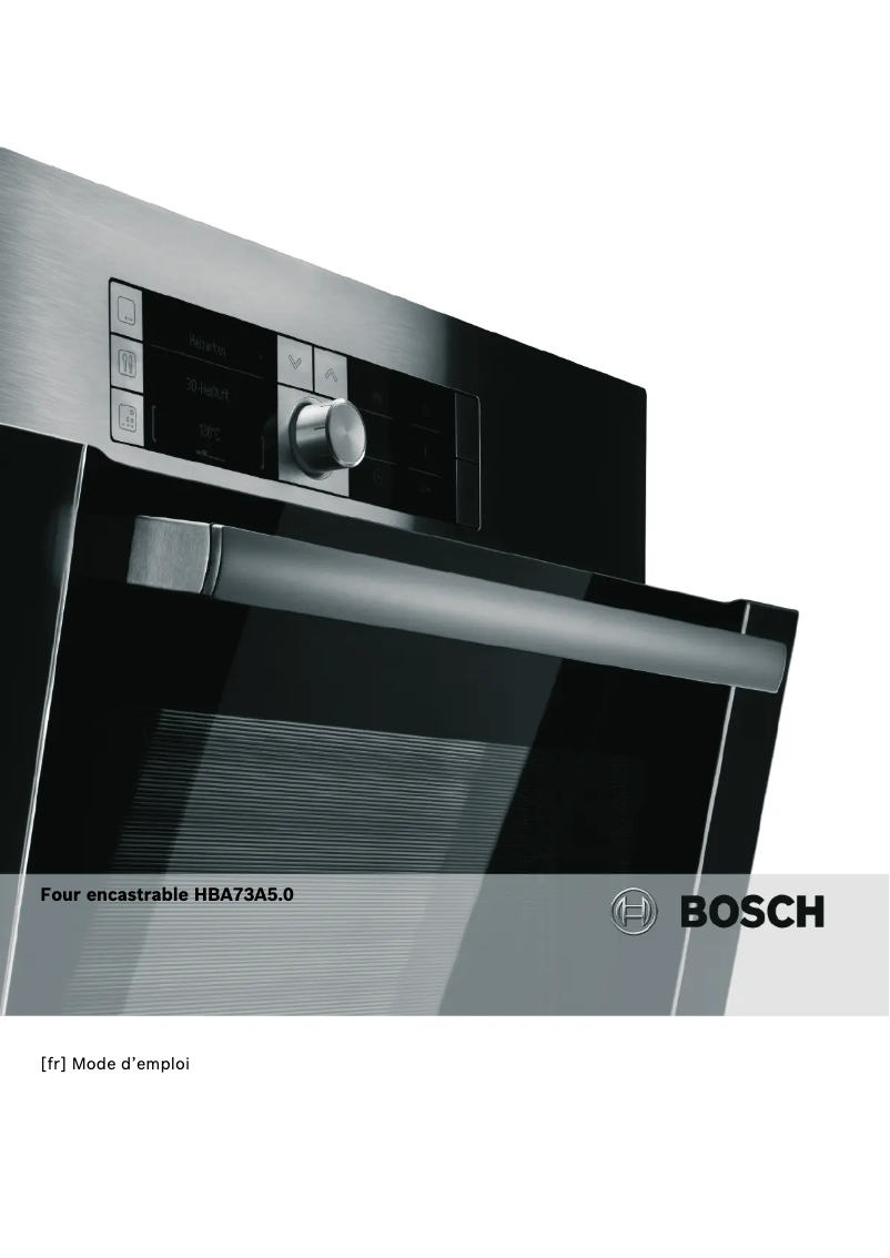 Page 1 de la notice Manuel utilisateur Bosch HBA73A550