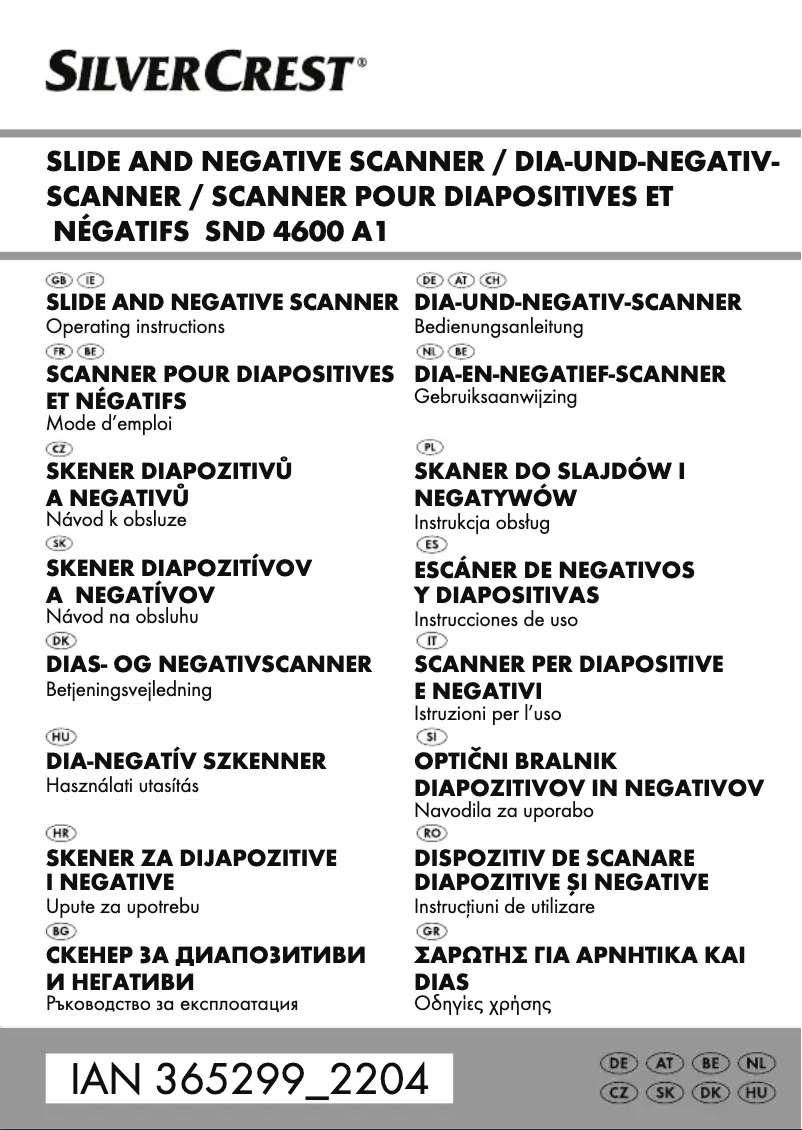 Page 1 de la notice Manuel utilisateur SilverCrest SND 4600 A1