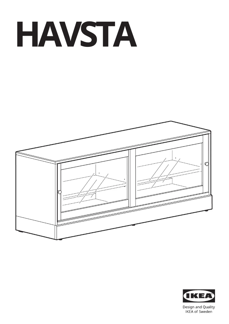 Page 1 de la notice Manuel utilisateur Ikea HAVSTA 905.292.66