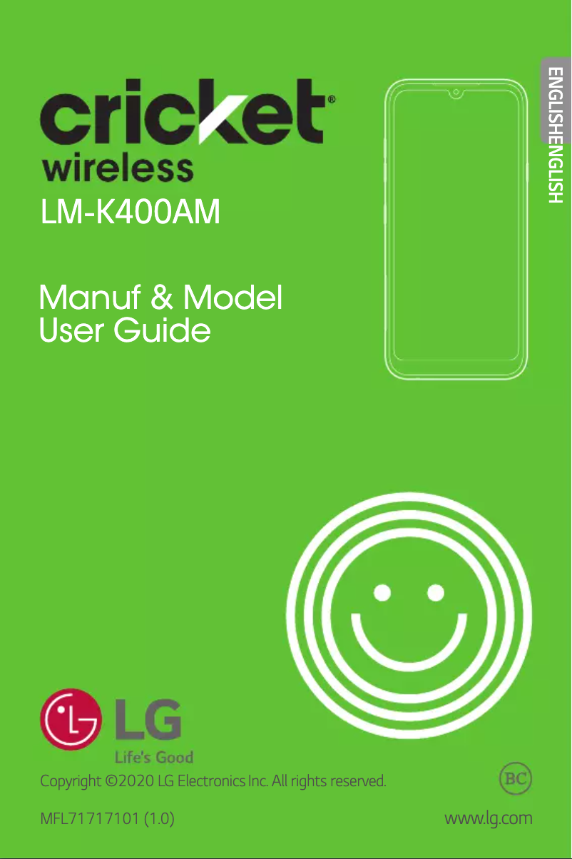 Page n°1 - Manuel utilisateur LG Harmony 4